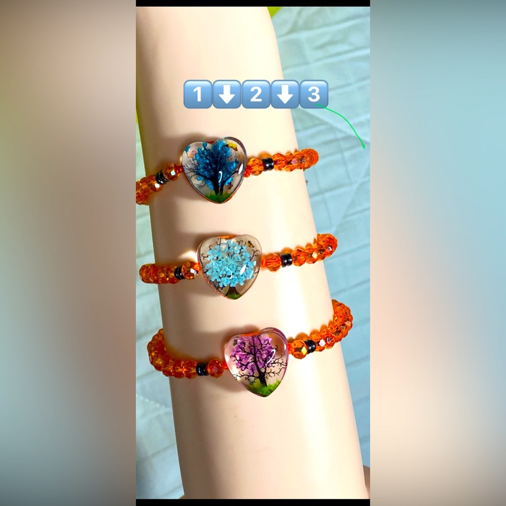 beautiful bracelets made of thread, $16 ./ the price is for each bracelet.
